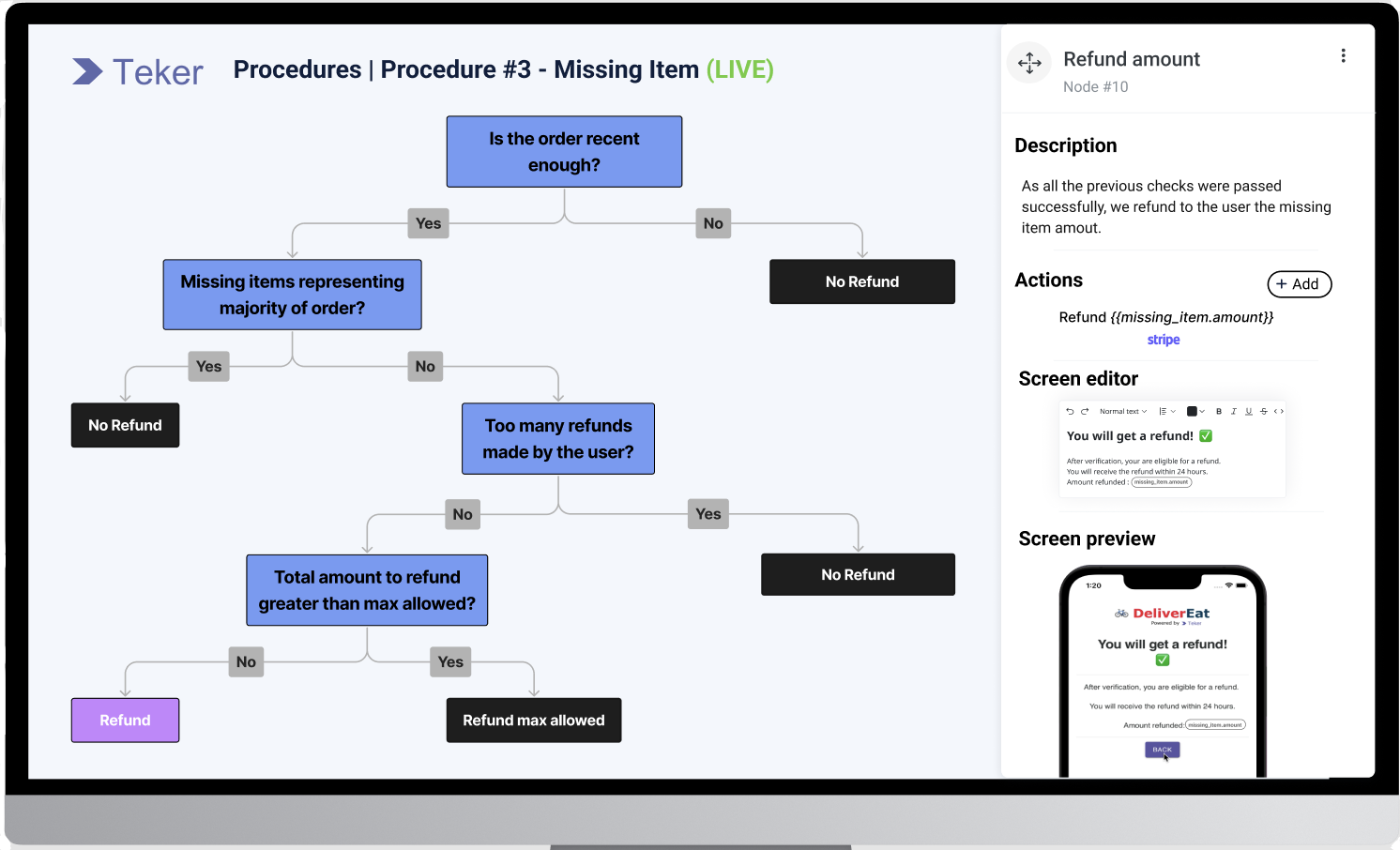 Decision graph editor